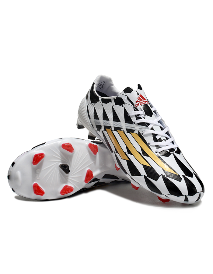 F50 Adizero FG White Black