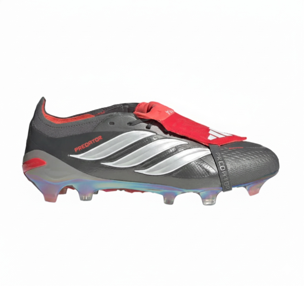 Predator Elite FT FG - Iron Metal/White